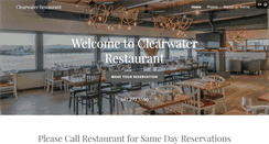 Desktop Screenshot of clearwaterrestaurant.com